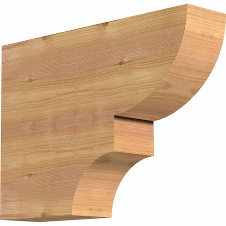 Ekena Millwork Ridgewood Smooth Rafter Tail, Western Red Cedar, 3 1/2"W x 12"H x 16"L RFT04X12X16RID00SWR